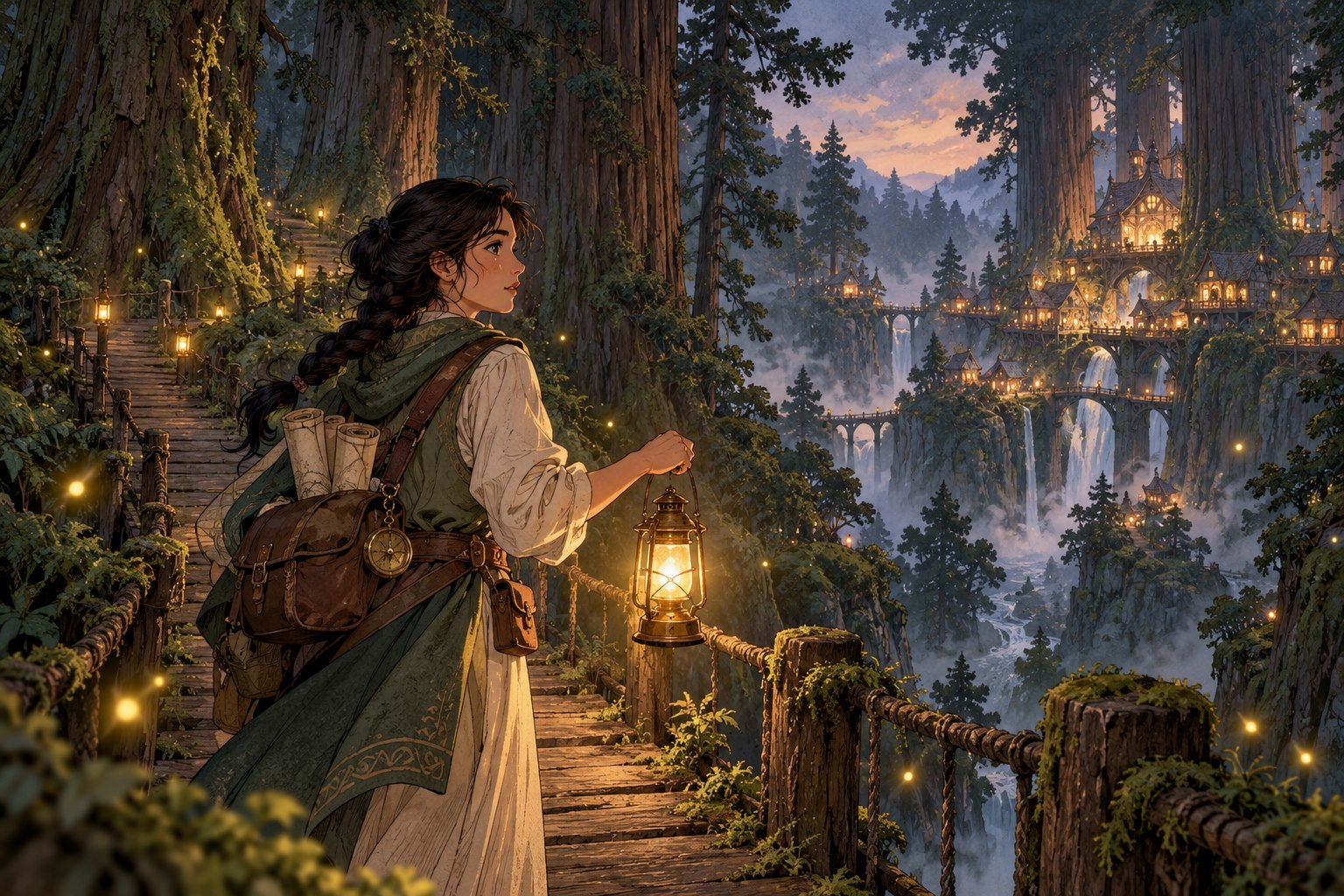 The Lantern Keeper — original animation concept art